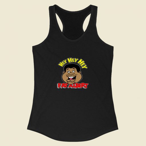 Fat Albert Face Racerback Tank Top