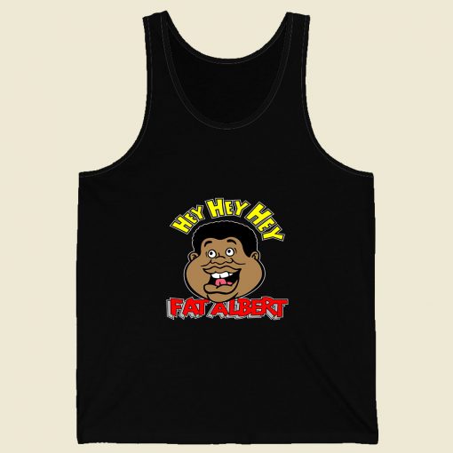 Fat Albert Face Retro Mens Tank Top