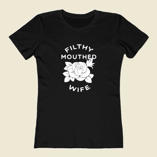 Filthy Mouthed Wife President Pab 80s Womens T shirt