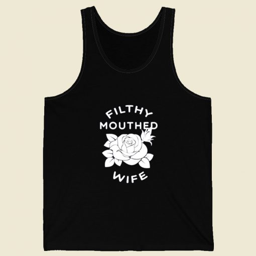 Filthy Mouthed Wife President Pab Retro Mens Tank Top