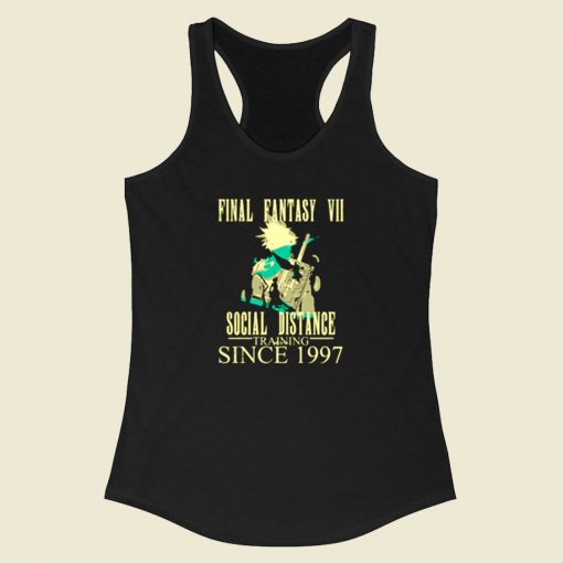 Final Fantasy Vii Social Distance Training Racerback Tank Top