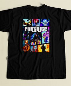 Fortnite Gta Style 80s Mens T Shirt