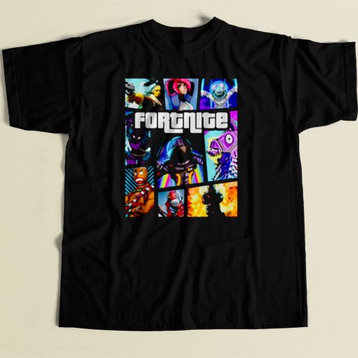 Fortnite Gta Style 80s Mens T Shirt