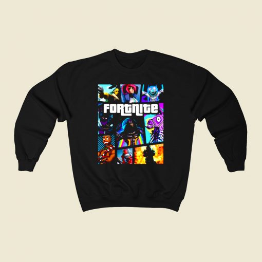 Fortnite Gta Style 80s Sweatshirt Style