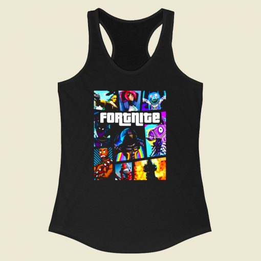 Fortnite Gta Style Racerback Tank Top