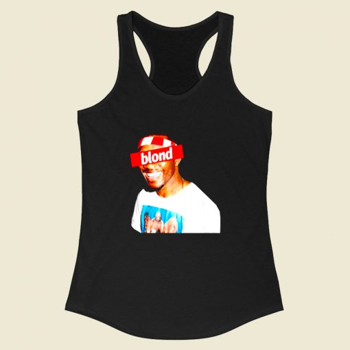 Frank Ocean Blond Meme Racerback Tank Top