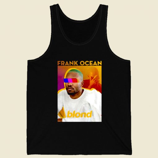 Frank Ocean Blonde Cover Retro Mens Tank Top