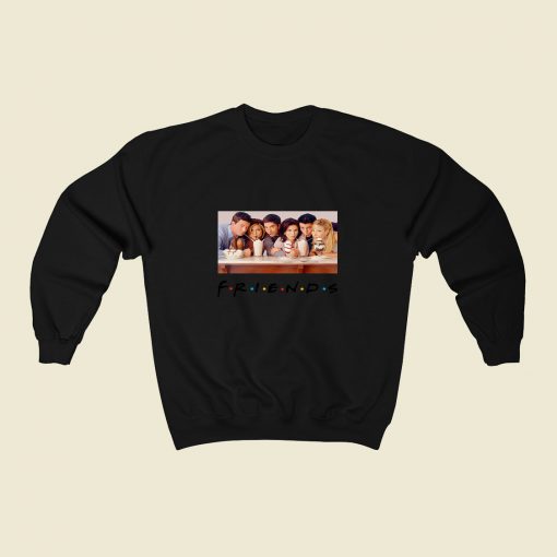 Friends Show Cast 80s Sweatshirt Style