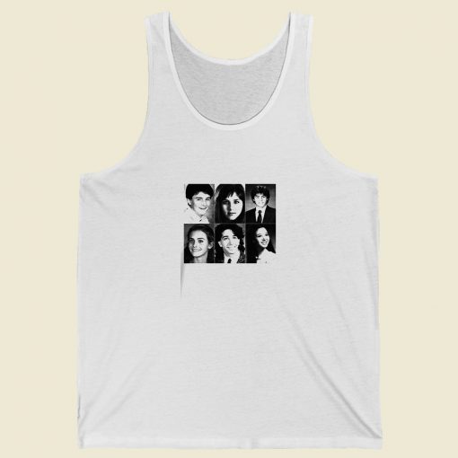 Friends Tv Cast High School Yearbook Summer Tank Top