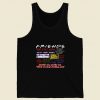 Friends Tv Show Quote About Friendship Retro Mens Tank Top