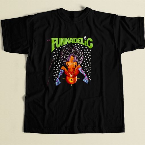 Funkadelic Afro Girl 80s Mens T Shirt