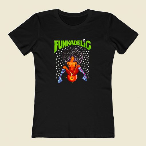 Funkadelic Afro Girl 80s Womens T shirt