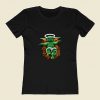 Funny Baby Yoda Jesus King T Shirt 80s Womens T shirt