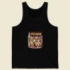 Funny Jurassic Jesus Retro Mens Tank Top