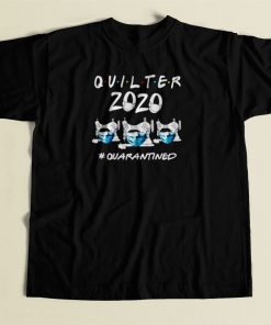 Funny Quilter 2020 Quarantined Coronavirus 80s Mens T Shirt