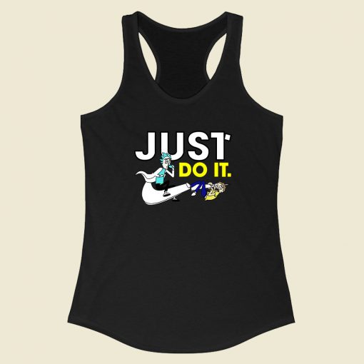 Funny Rick Just Do It Racerback Tank Top Fashionable