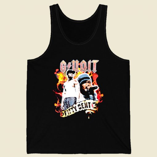 G Unite Feat 50 Cent Battle Rap Retro Mens Tank Top