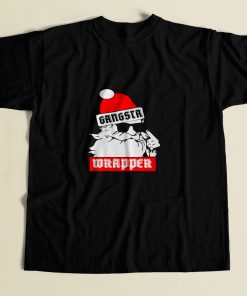 Gangsta Wrapper Santa Claus 80s Mens T Shirt