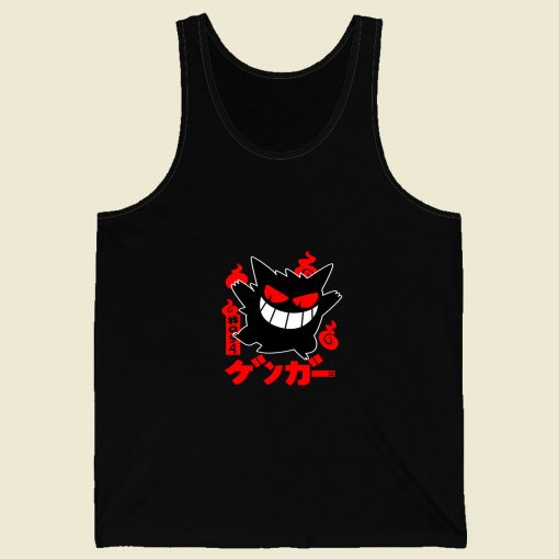 Gengar Pokemon Retro Mens Tank Top