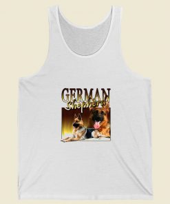 German Shepard Alsatian Dog Summer Tank Top