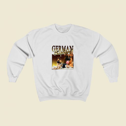 German Shepard Alsatian Dog Sweatshirt Street Style