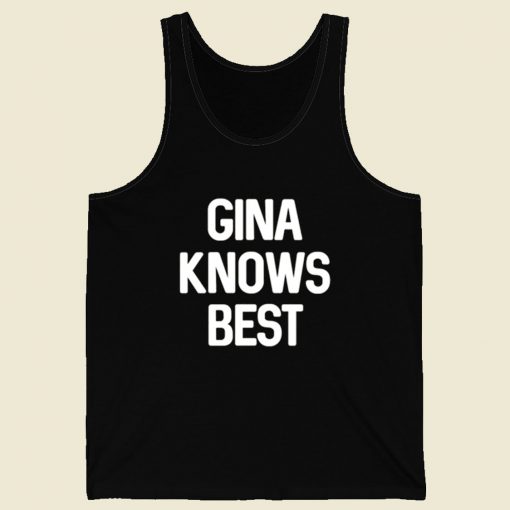 Gina Knows Best Brooklyn 99 Retro Mens Tank Top