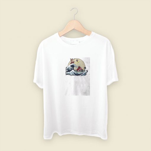 Goku And Master Roshi Ride The Wave Mens T Shirt Streetwear