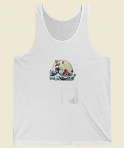 Goku And Master Roshi Ride The Wave Summer Tank Top