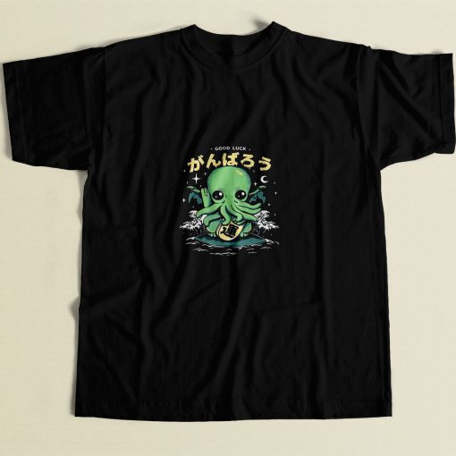 Good Luck Cthulhu 80s Mens T Shirt