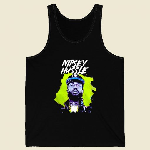 Good Rest In Power Rip Nipsey Hussle Crenshaw Retro Mens Tank Top