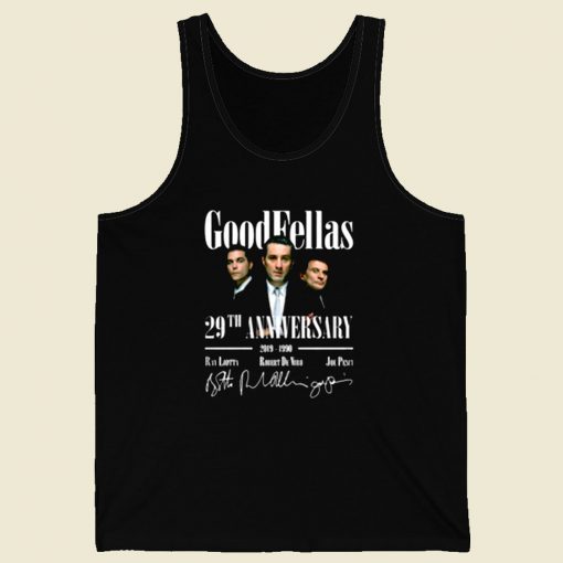 Goodfellas 29th Anniversary Retro Mens Tank Top