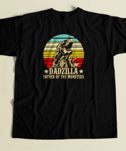 Gorilla Dadzilla Father Of The Monsters 80s Mens T Shirt