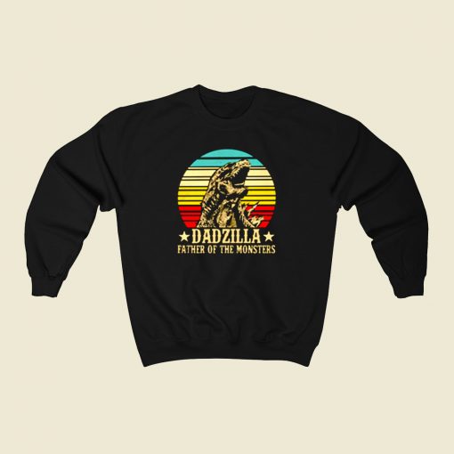 Gorilla Dadzilla Father Of The Monsters 80s Sweatshirt Style