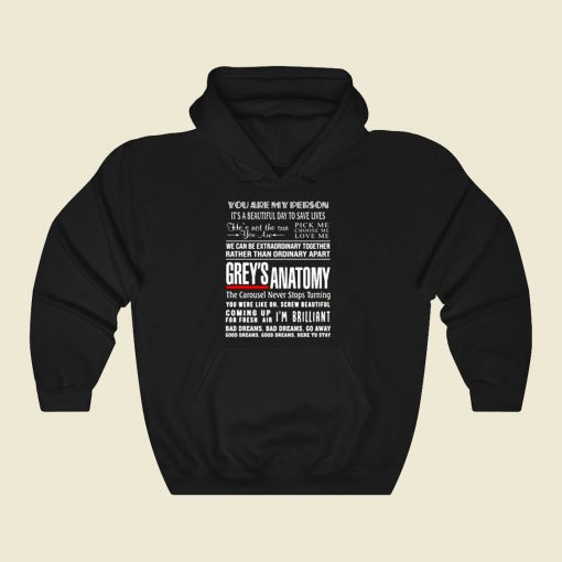 Greys Anatomy Quote Cool Hoodie Fashion