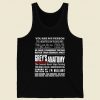 Greys Anatomy Quote Retro Mens Tank Top