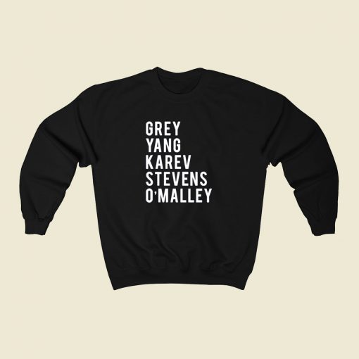 Greys Anatomy Sloan Memorial Hospital 80s Sweatshirt Style