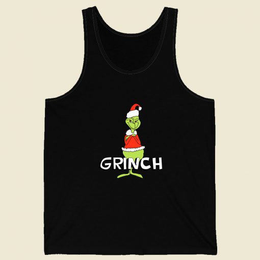 Grinch Vintage Stole Men Tank Top Style