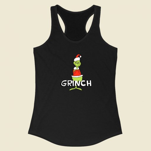 Grinch Vintage Stole Racerback Tank Top Fashionable