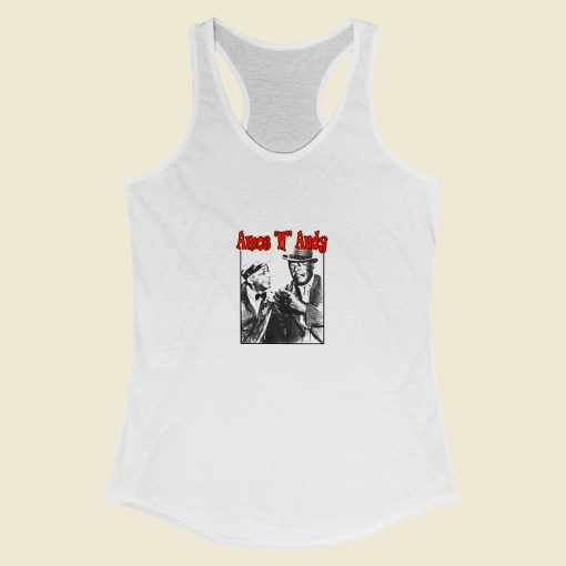 Grltee 1940s Amos N Andy Comedy Show Racerback Tank Top Style