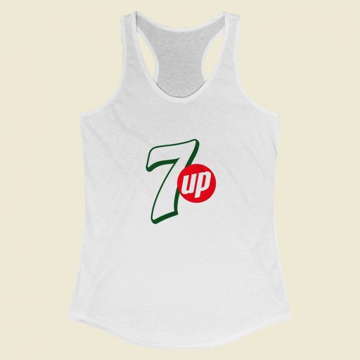 Grltee 7 Up Drink Coke Racerback Tank Top Style