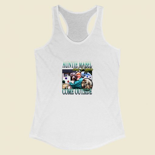 Grltee Auntie Mabel And Pippin Racerback Tank Top Style