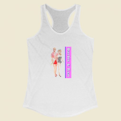 Grltee Barbie Ken Doll Racerback Tank Top Style