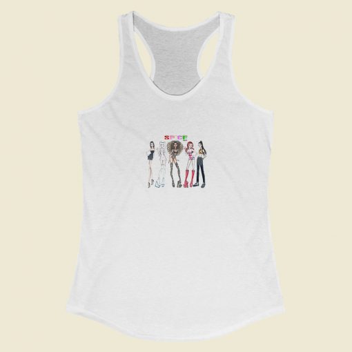 Grltee British Spice Girl Racerback Tank Top Style