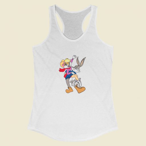 Grltee Bugs Lola Bunny Rabbit Racerback Tank Top Style