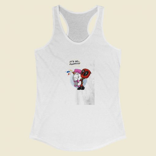 Grltee Deadpool Unicorn Rainbow Racerback Tank Top Style