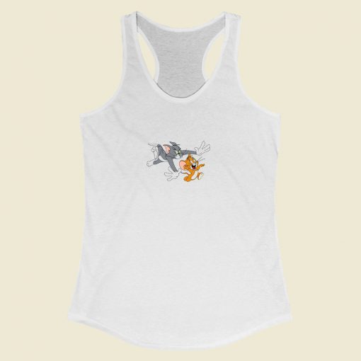 Grltee Disney Tom Jerry Cat Mouse Racerback Tank Top Style