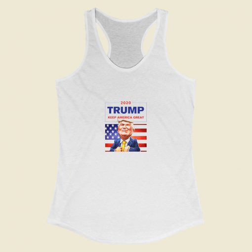 Grltee Donald Trump 2020 Election Racerback Tank Top Style