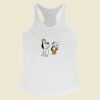 Grltee Droopy Drippy Dripple Anthropomorphic Dog Racerback Tank Top Style