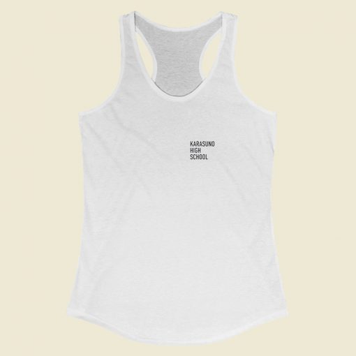 Grltee Haikyuu Karasuno High School Racerback Tank Top Style