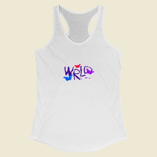 Grltee Juice Wrld Butterfly Racerback Tank Top Style